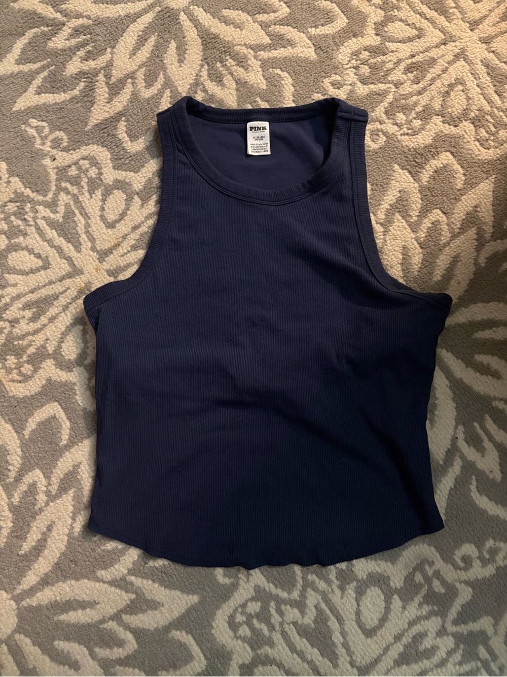 VS PINK Ribbed Tank Top XL